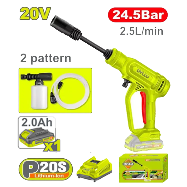 Nettoyeur haute pression a Batterie 20V DTQX01202 Dyllu