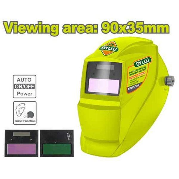 Casque de soudage à obscurcissement automatique DTWH2501 DYLLU