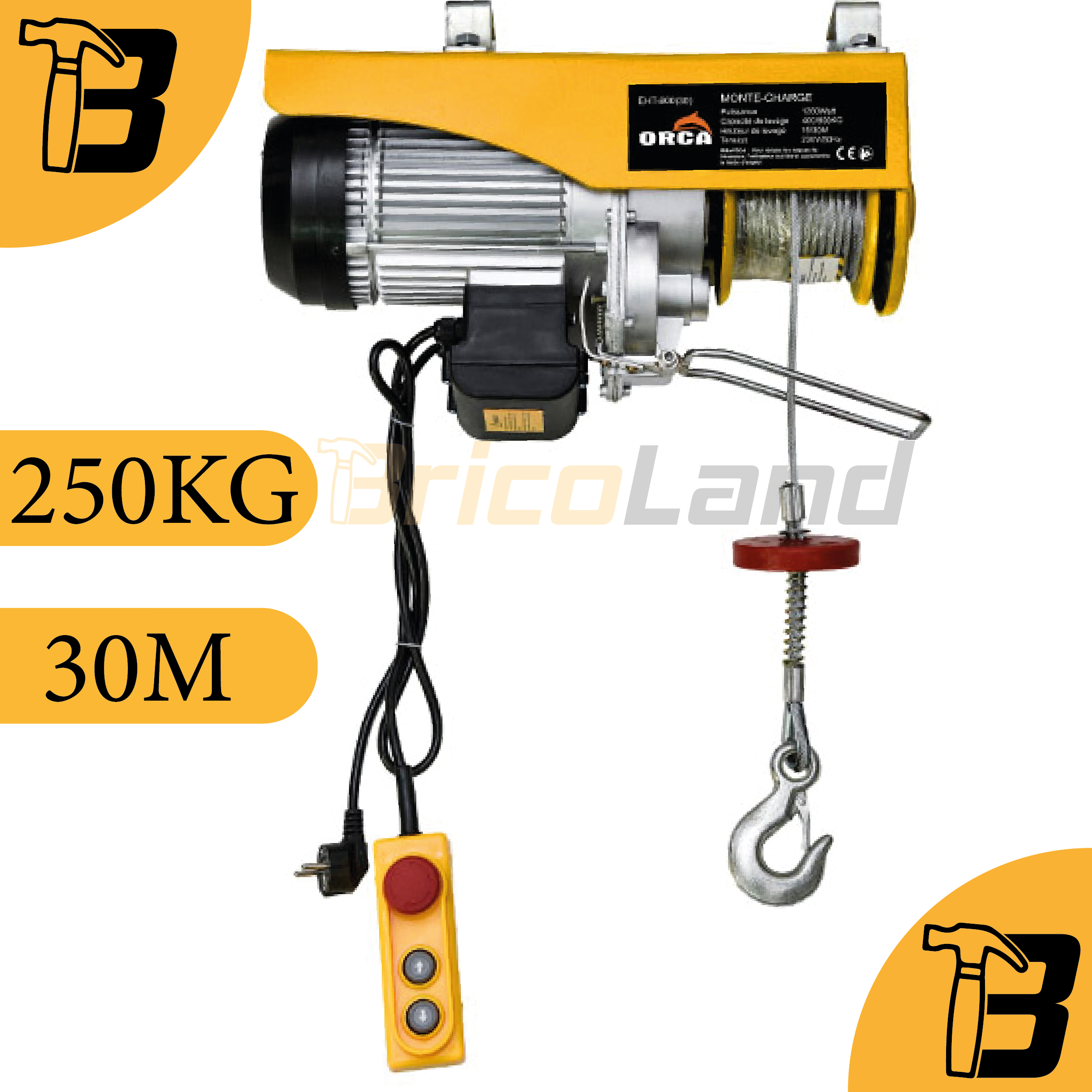 MONTE CHARGE EHT-250(30) 540W ORCA