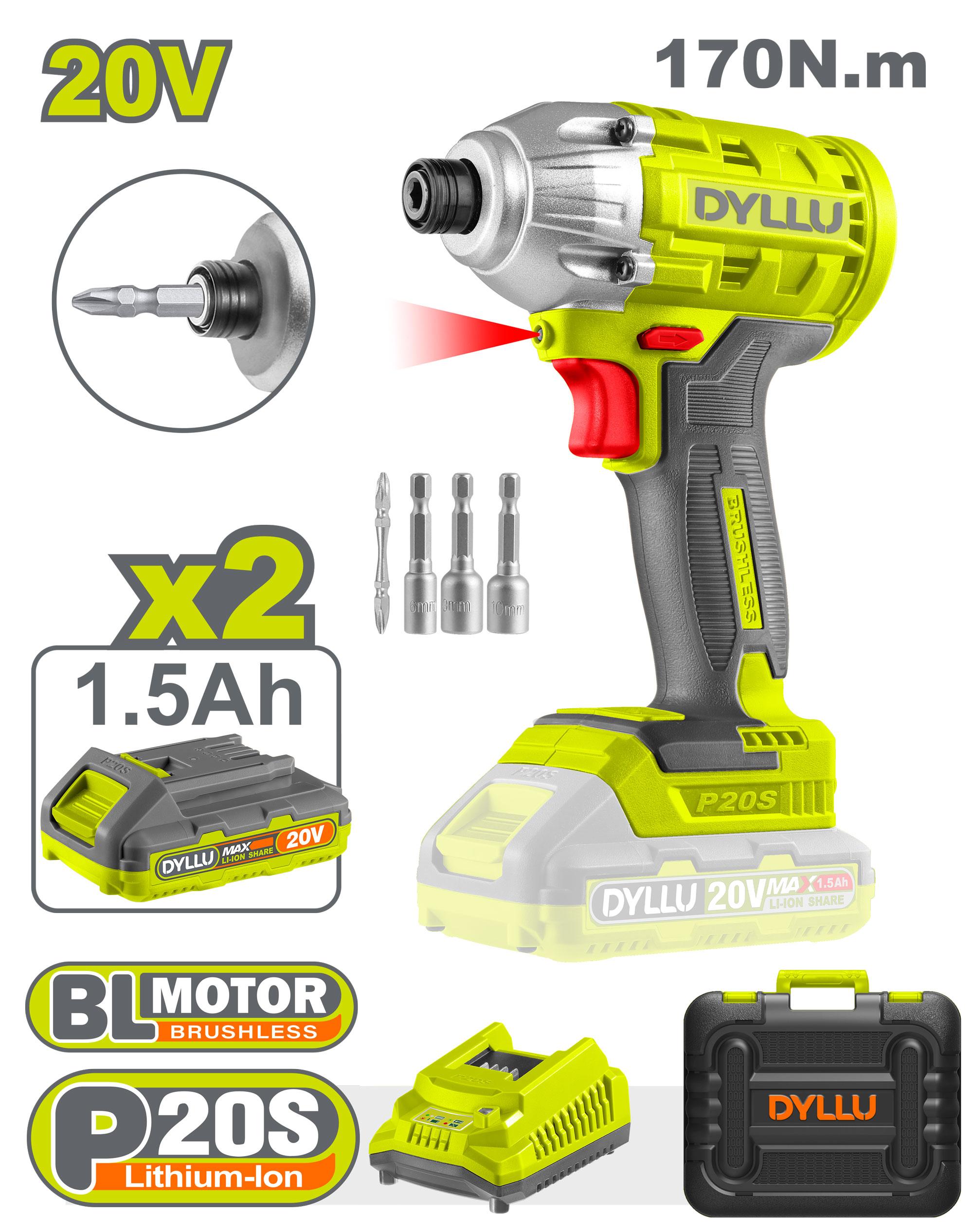 Visseuse à percussion sans fil DTCD2512 Dyllu