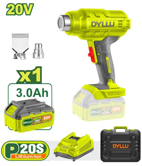 Décapeur thermique sans fil 20V DTKH1B01 Dyllu