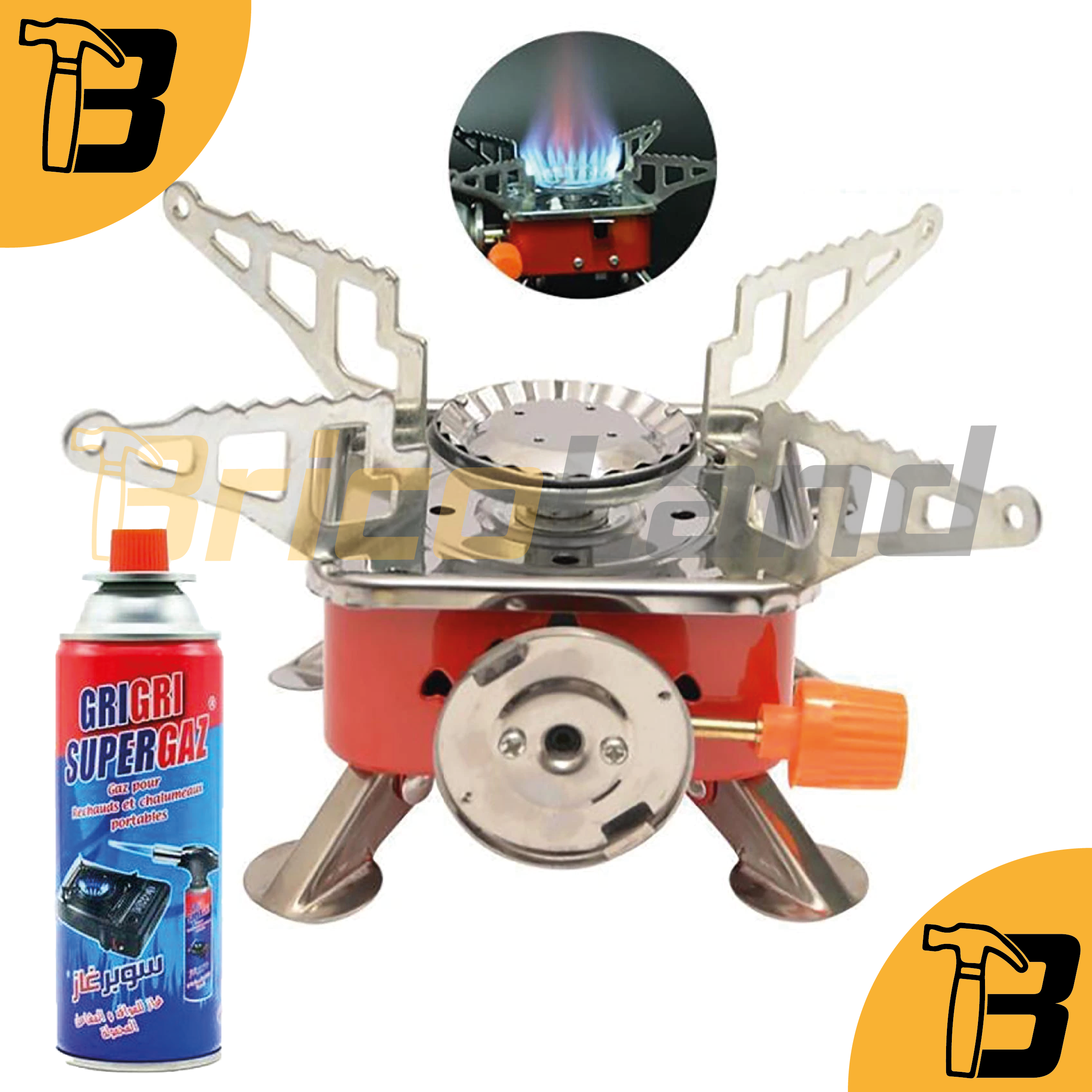 Réchaud portatif à carte K-202