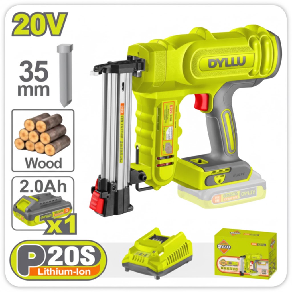 CLOUEUSE A BATTERIE SANS FIL BATTERIE  20V 2,0 AH DTBJ1308 Dyllu