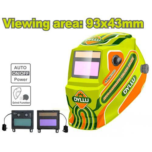 Casque de soudage à obscurcissement automatique DTWH3502 DYLLU